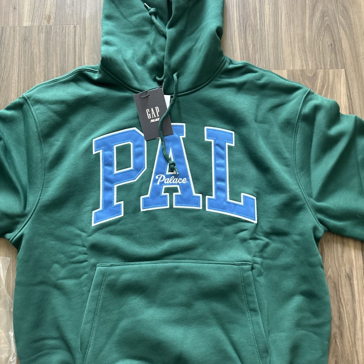 Gap × Palace Palace x Gap Hoodie Rain Forest Green Medium Limited  