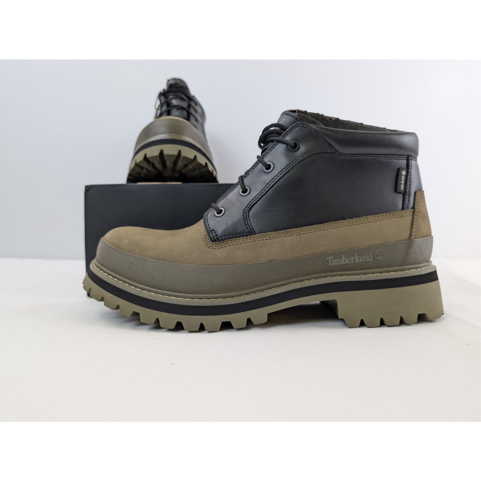 Timberland o1rshd1 Premium Mid Lace Up GTX Chukka Boots in Dark Green Size US 11 / EU 44 - 21 Thumbnail