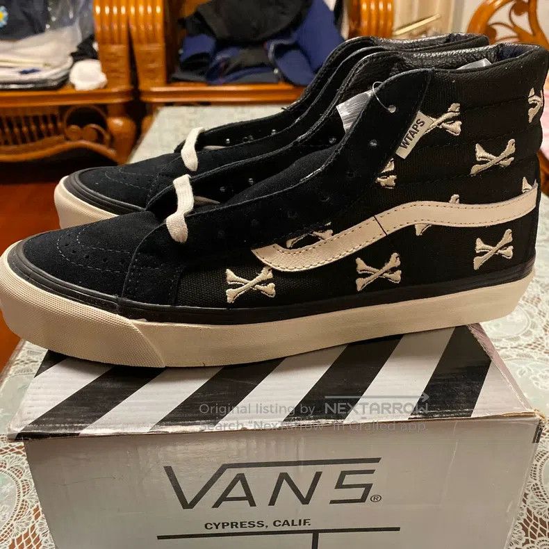 Wtaps Wtaps Collaborative embroidery small bone high-top board s Size US 8.5 / EU 41-42 - 3 Thumbnail