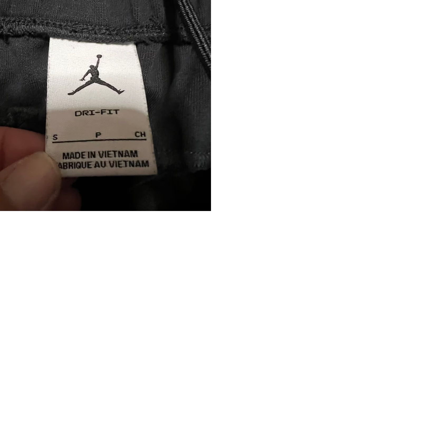 Jordan Brand Nike Air Jordan Pants Men Small Black SweatPants Fleece Jogger FV8604 Size US 29 - 9 Thumbnail
