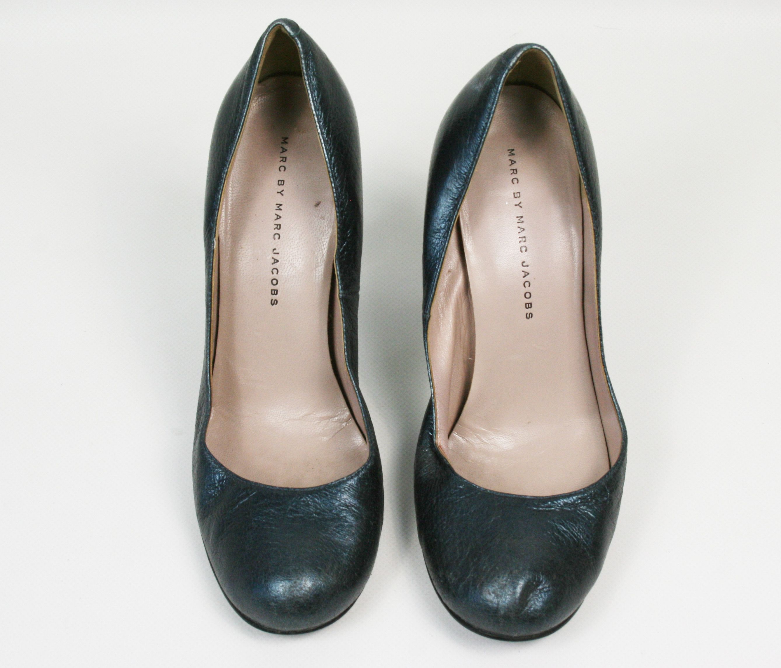 Marc Jacobs Nude Pattern Leather Heels Size US 8.5 / IT 38.5 - 5 Thumbnail