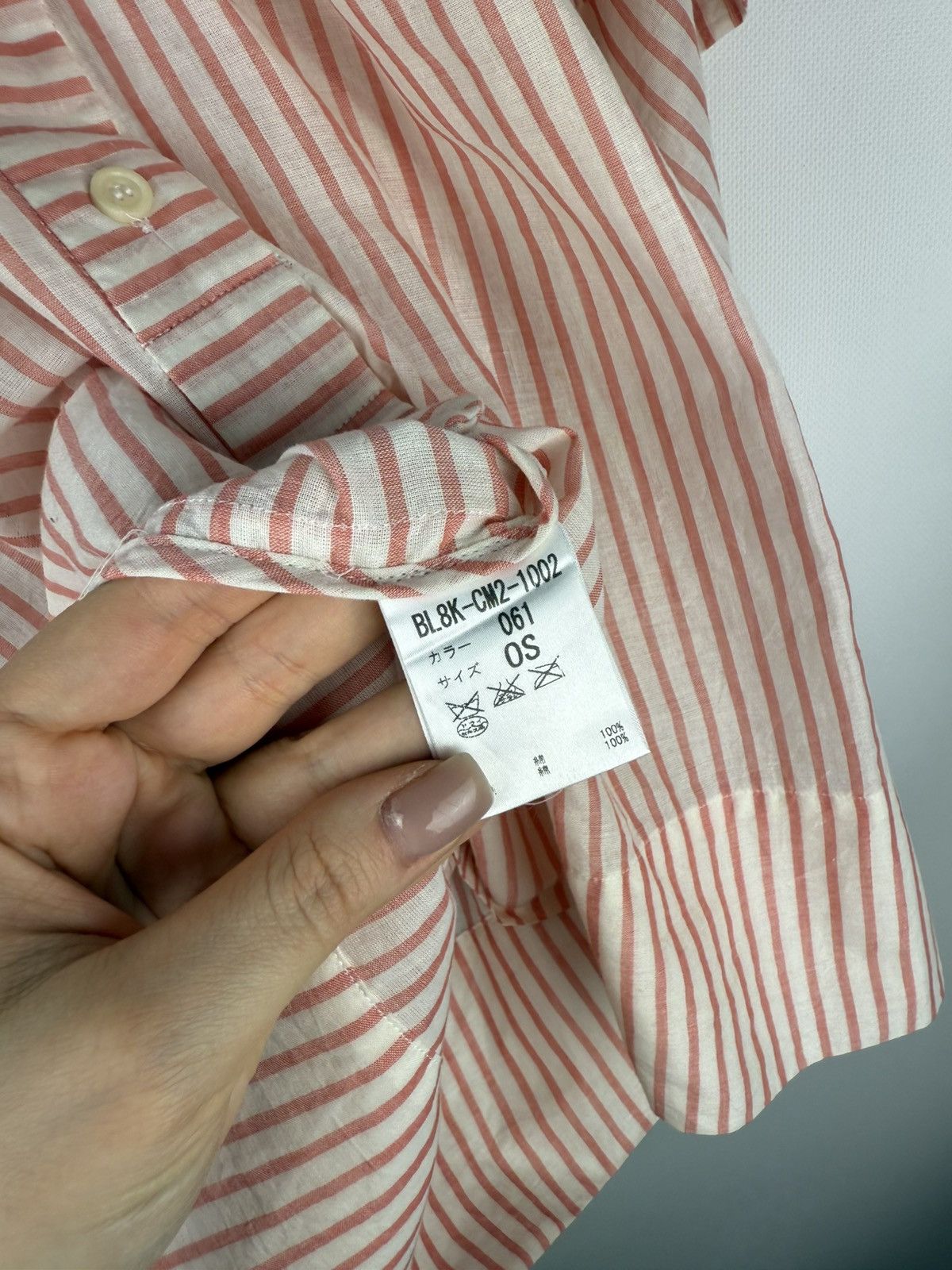 Bernhard Willhelm Bernhard Willhelm Striped Avant-Garde Button Up Shirt Tunic Size ONE SIZE - 10 Thumbnail