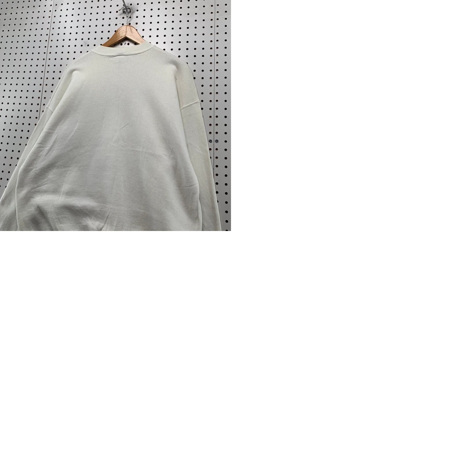 Fruit Of The Loom VINTAGE America German Funny Sweatshirt Mens XL White Fleece Crewneck Size US XL / EU 56 / 4 - 9 Thumbnail