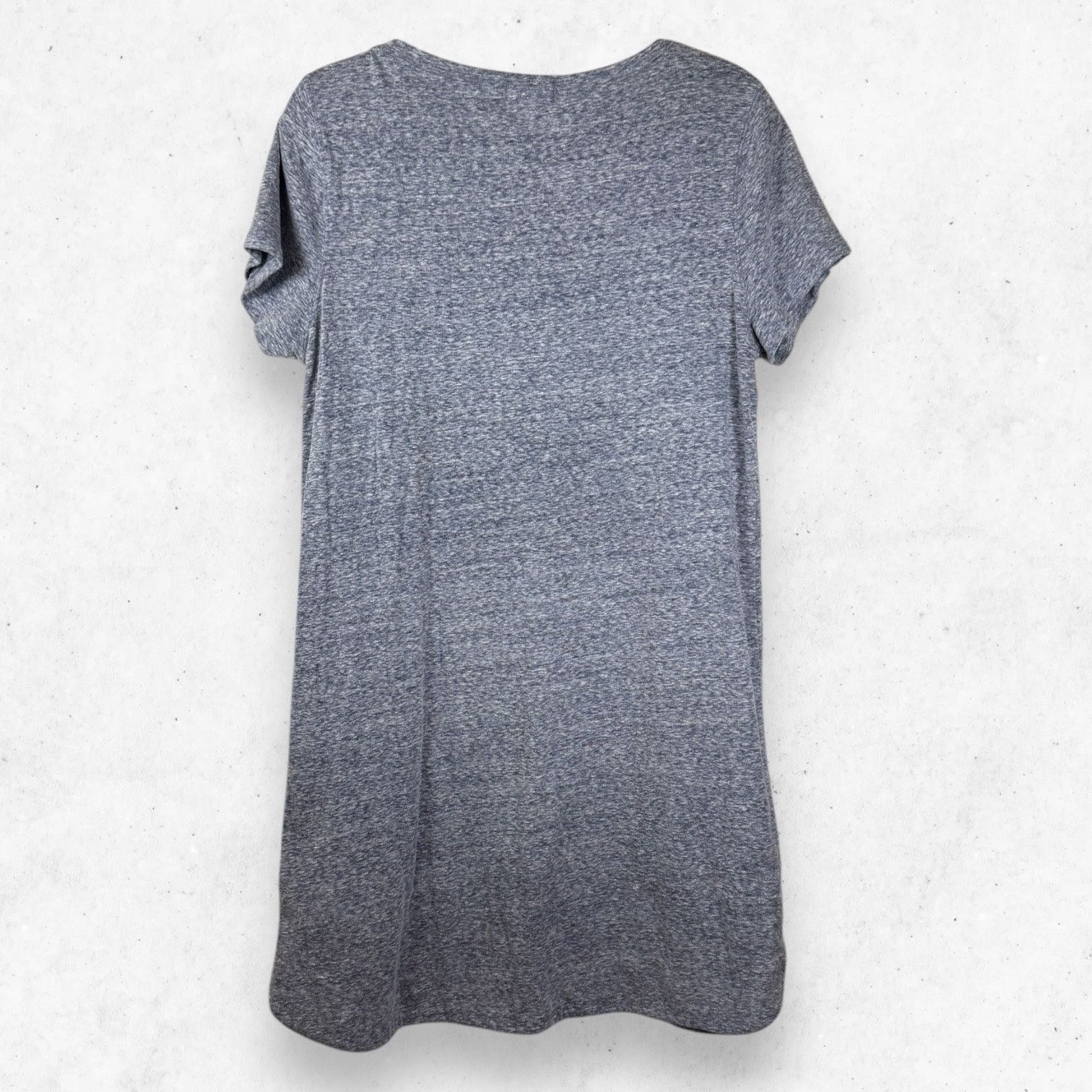 Gap GAP Tee Shirt Dress Women's Large Blue Gray Short Sleeve Size L / US 10 / IT 46 - 2 Thumbnail