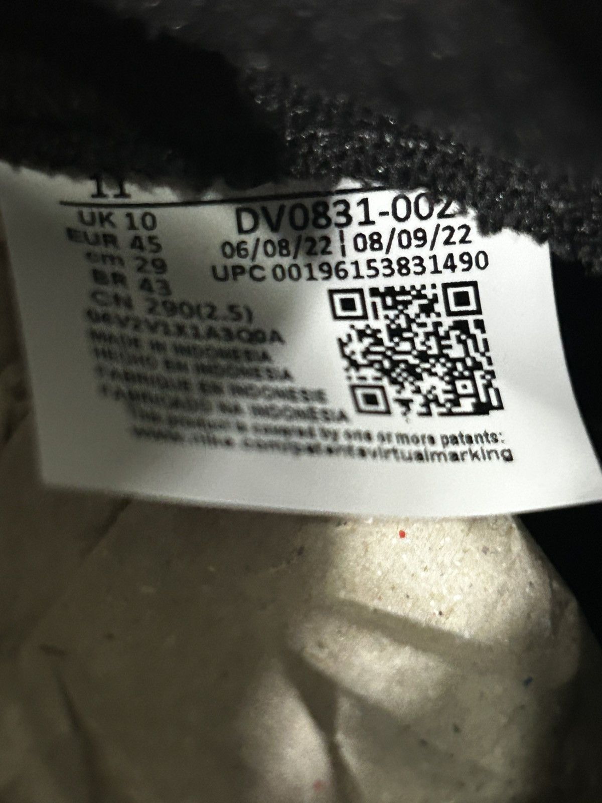 Nike Nike Dunk Low Black Panda 2.0 Size US 11 / EU 44 - 6 Thumbnail