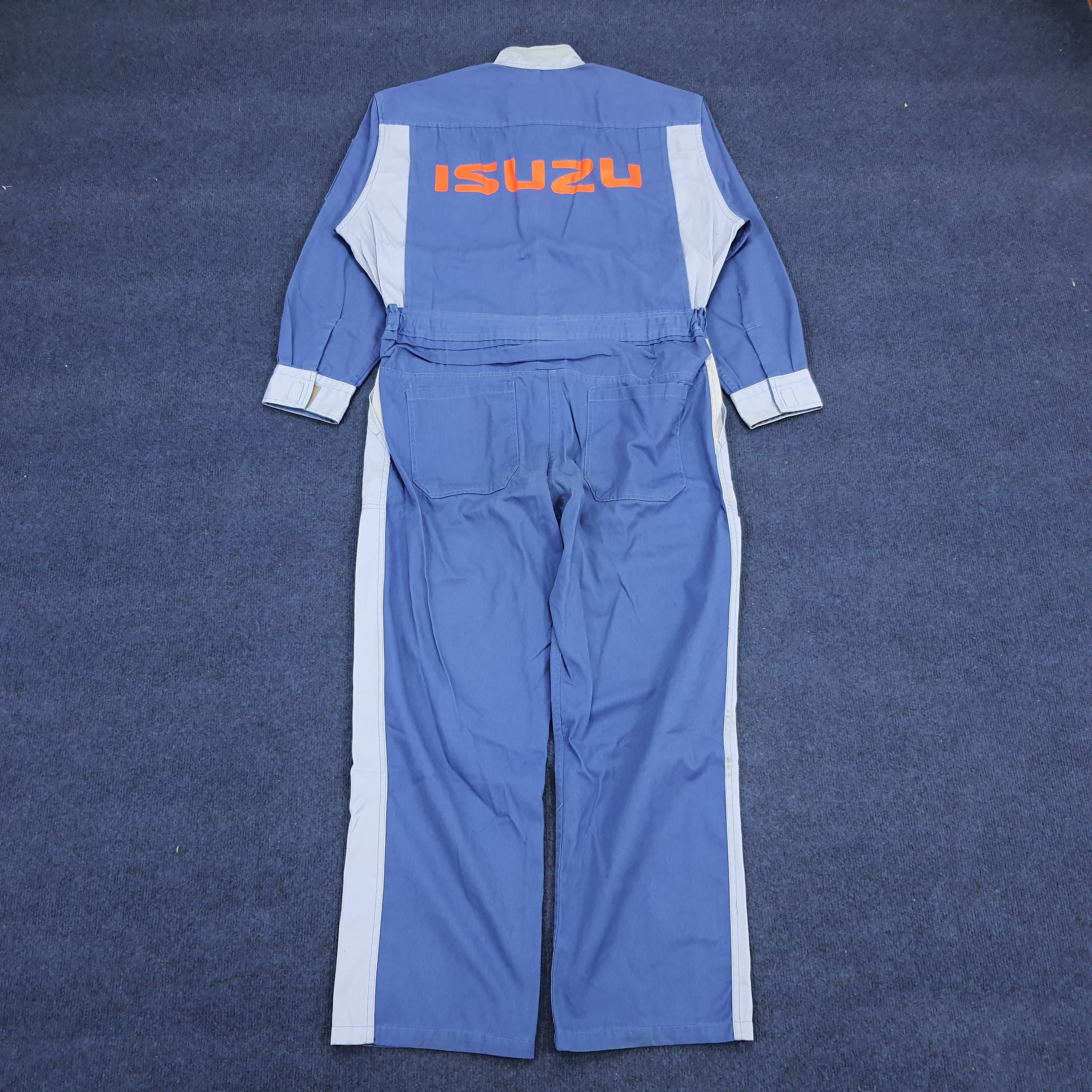 Japanese Brand × Vintage Vintage ISUZU Japanese Brand Motorsports Coverall Size US L / EU 52-54 / 3 - 1 Thumbnail