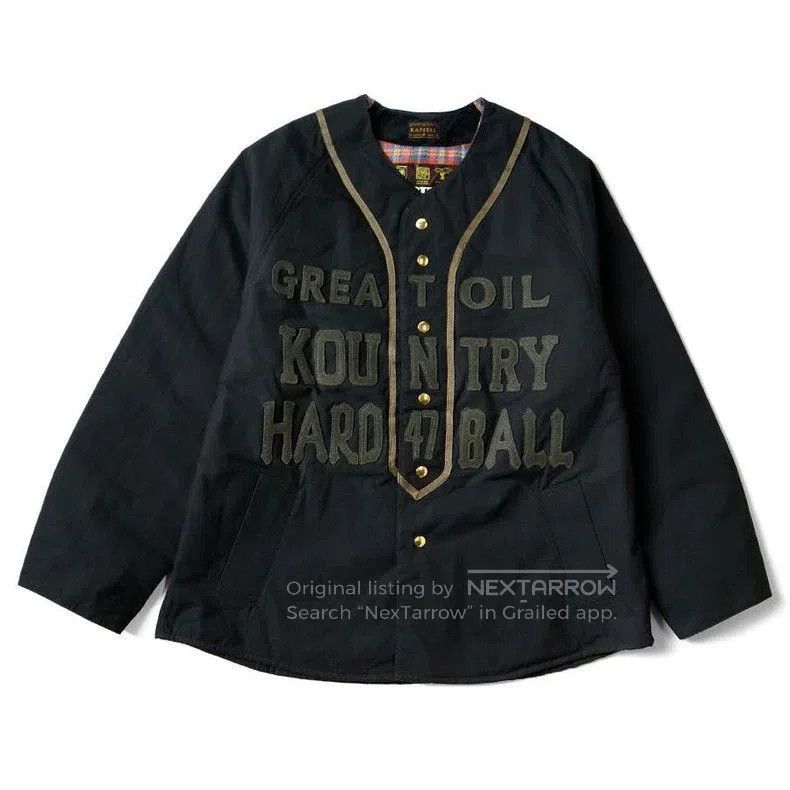 Kapital Kapital Black Padded Baseball Jacket. Size US S / EU 44-46 / 1 - 1 Thumbnail