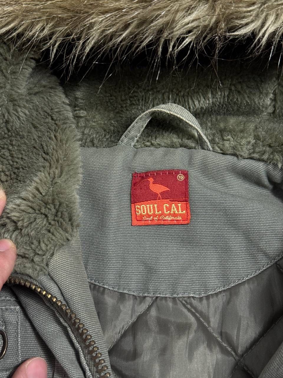 Japanese Brand Vintage Japanese Washed Cropped Fur LGB Style Bomber Jacket Size L / US 10 / IT 46 - 7 Thumbnail