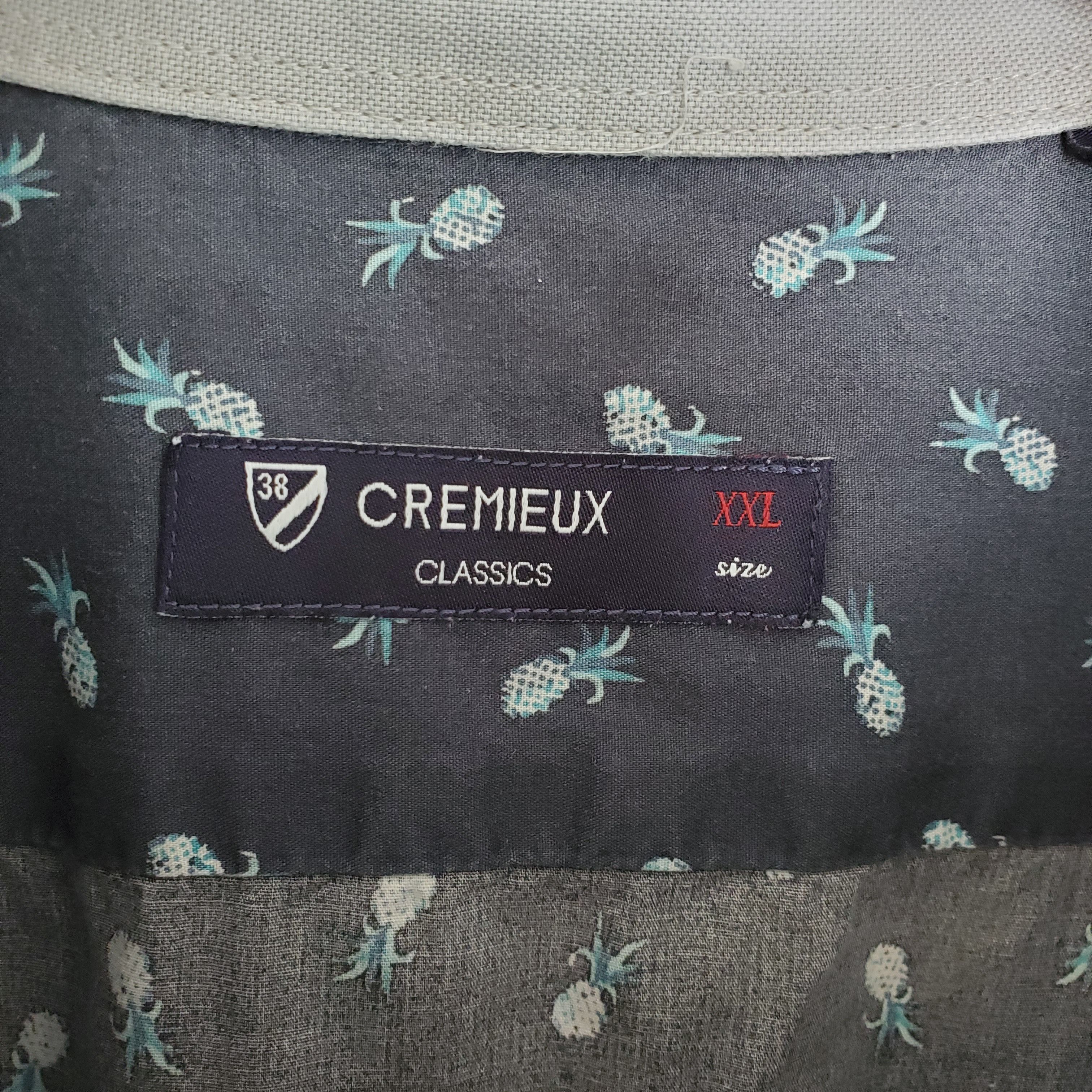 Cremieux Cremieux Navy White Pineapple Button Up Short Sleeve SizeXXL Size US XXL / EU 58 / 5 - 7 Thumbnail