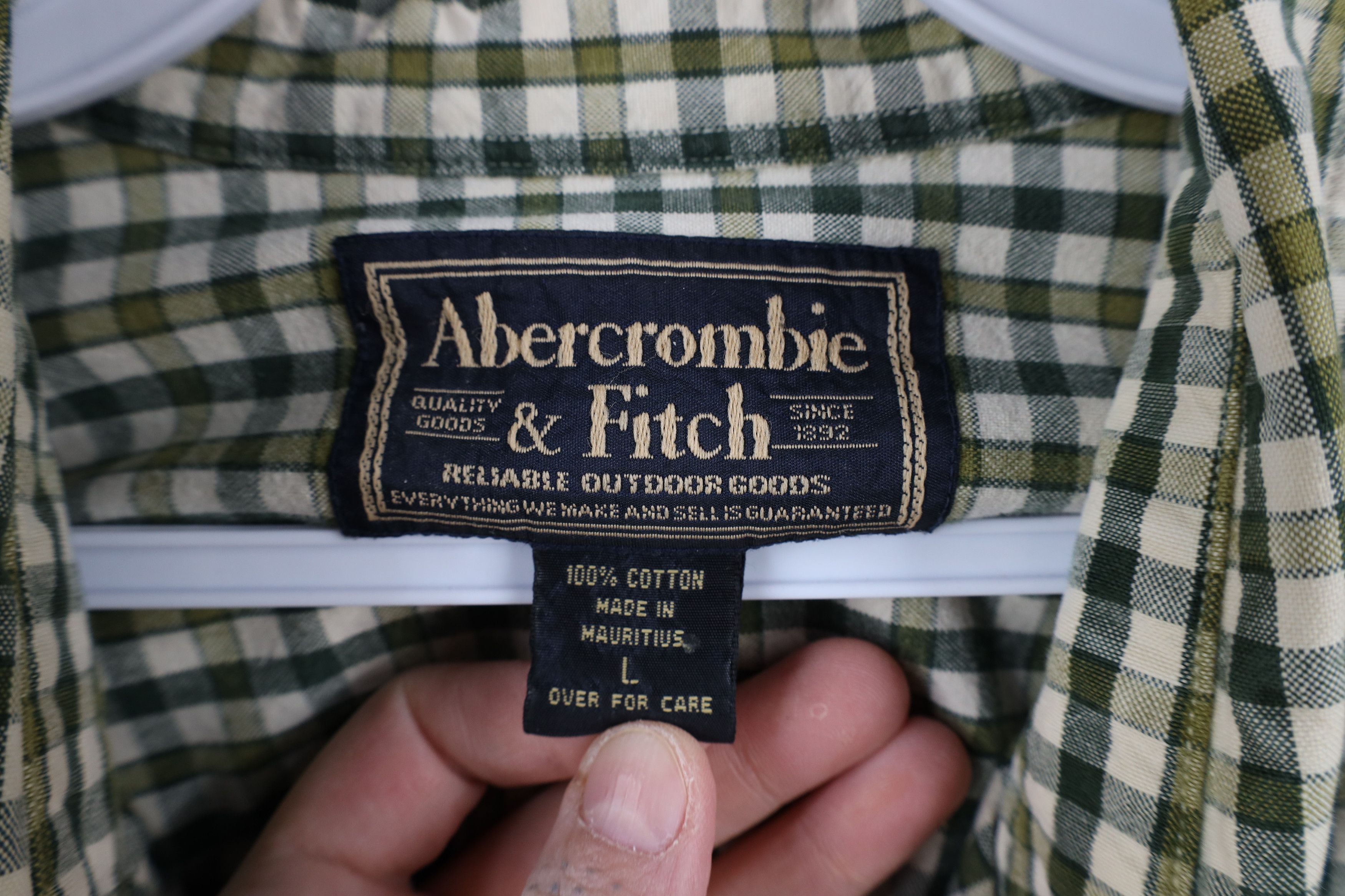 Abercrombie & Fitch × Vintage Vintage 90s Abercrombie & Fitch Baggy Fit Button Down Shirt Size US L / EU 52-54 / 3 - 5 Thumbnail