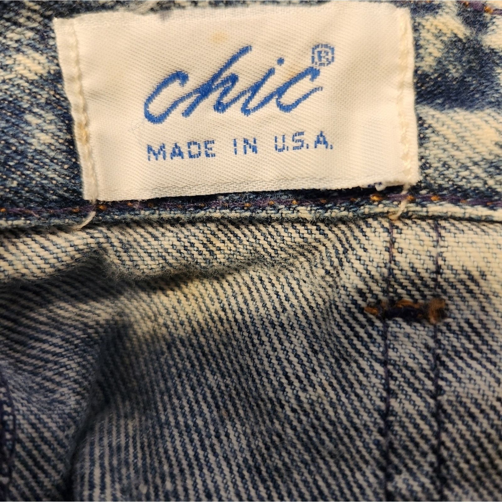 Vintage Vintage 80's 90's Chic Acid Wash High Waist Jeans 9 Long Size 27" / US 4 / IT 40 - 10 Thumbnail