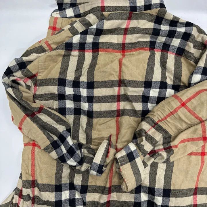 Burberry Burberry Burberry Beige Check Long Sleeve Shirt for Men-25 Size US M / EU 48-50 / 2 - 8 Thumbnail