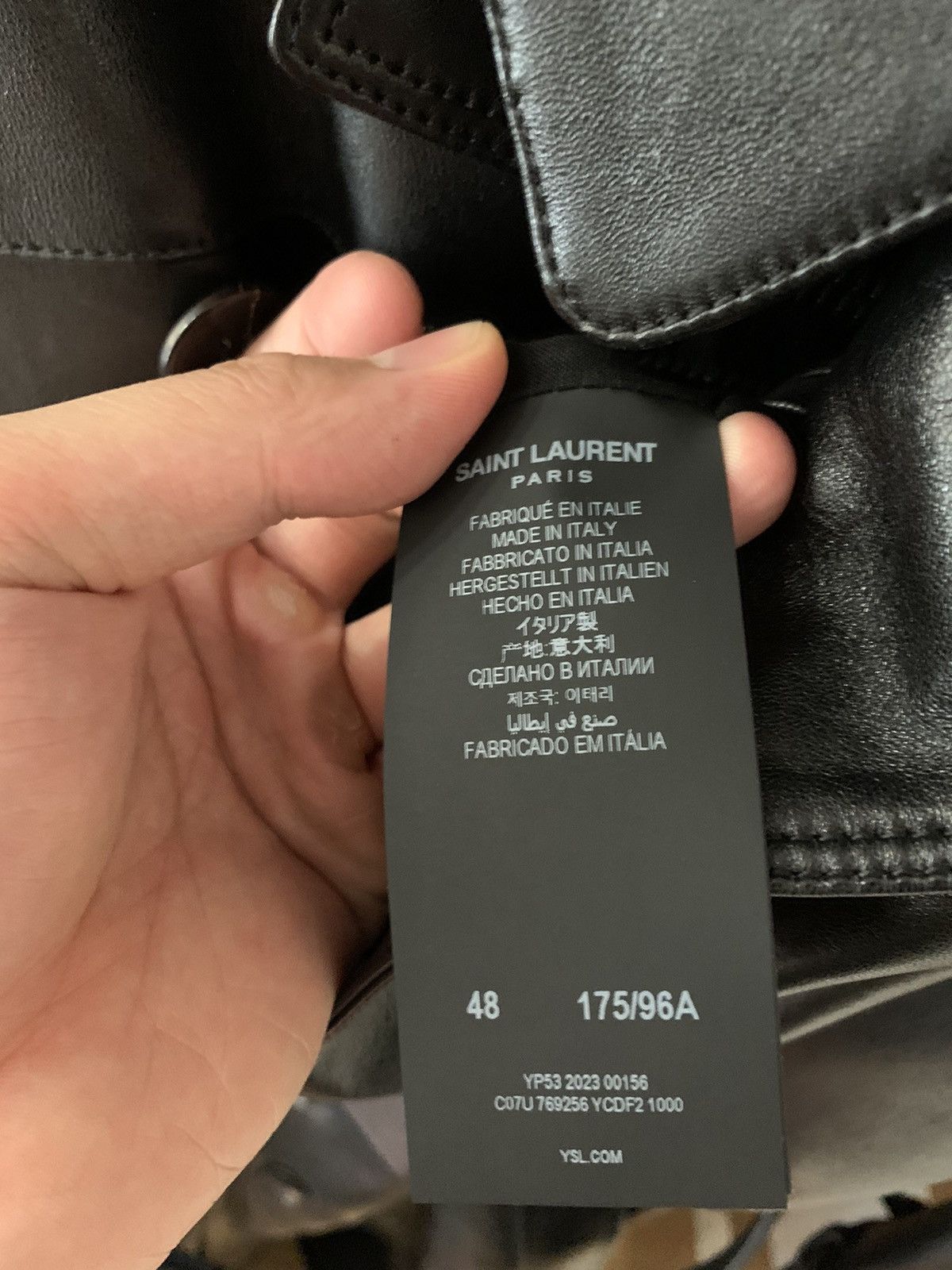 Saint Laurent Paris Saint Laurent 2023FW Lambskin Trench Coat Size US M / EU 48-50 / 2 - 6 Thumbnail