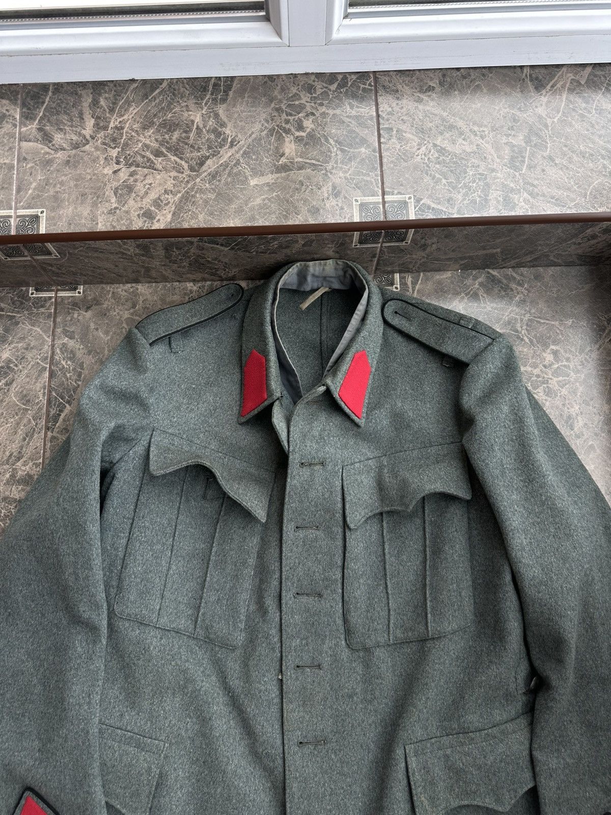 Other Vintage Swiss Army 1930s WW2 Suit Jacket Pants BuckleBack Size 50R - 4 Thumbnail