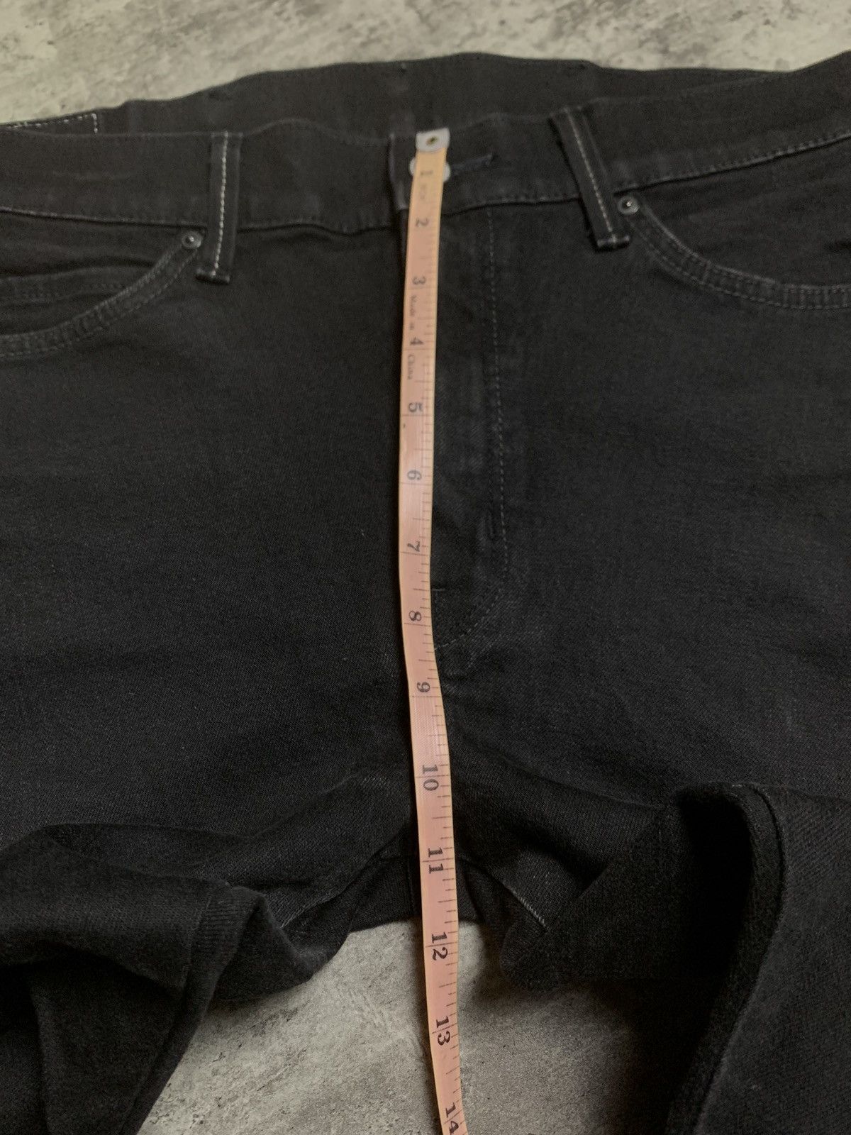 Edwin Edwin E Function Banana Cut Black Slim Jeans Vkei Style Size US 32 / EU 48 - 20 Thumbnail