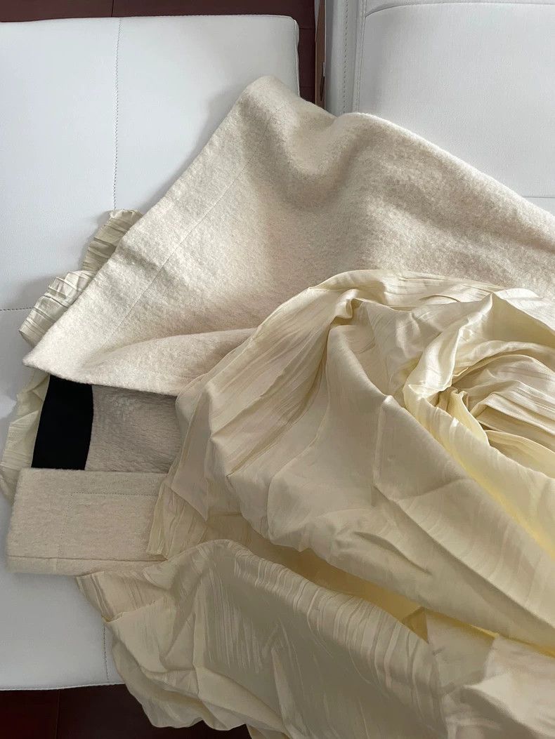 Jil Sander Jil Sander Wool and silk skirt Size 42" / US 20 - 4 Thumbnail