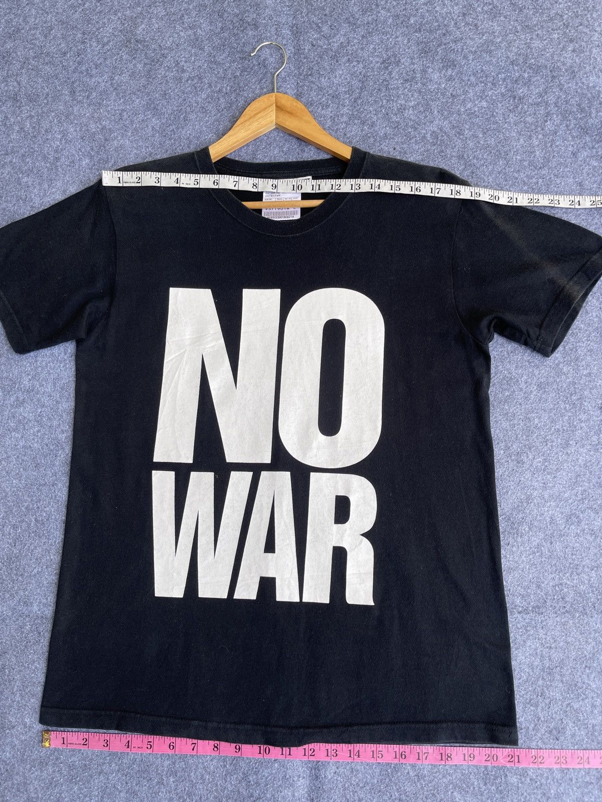Katharine Hamnett London Last Drop🔥Rare🔥KATHARINE HAMNETT LONDON No War Black Tee Size US L / EU 52-54 / 3 - 12 Thumbnail