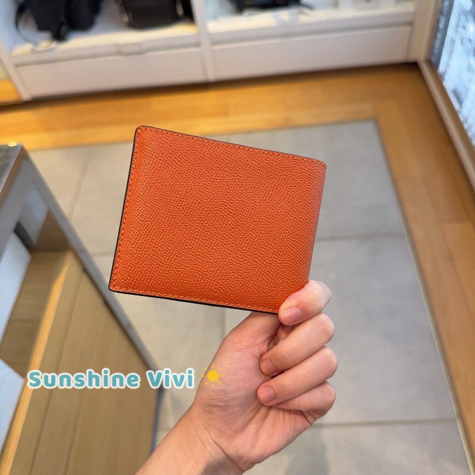 Coach NWT Coach Men Id Billfold Wallet CEB80 Spice Orange leather Size ONE SIZE - 3 Thumbnail