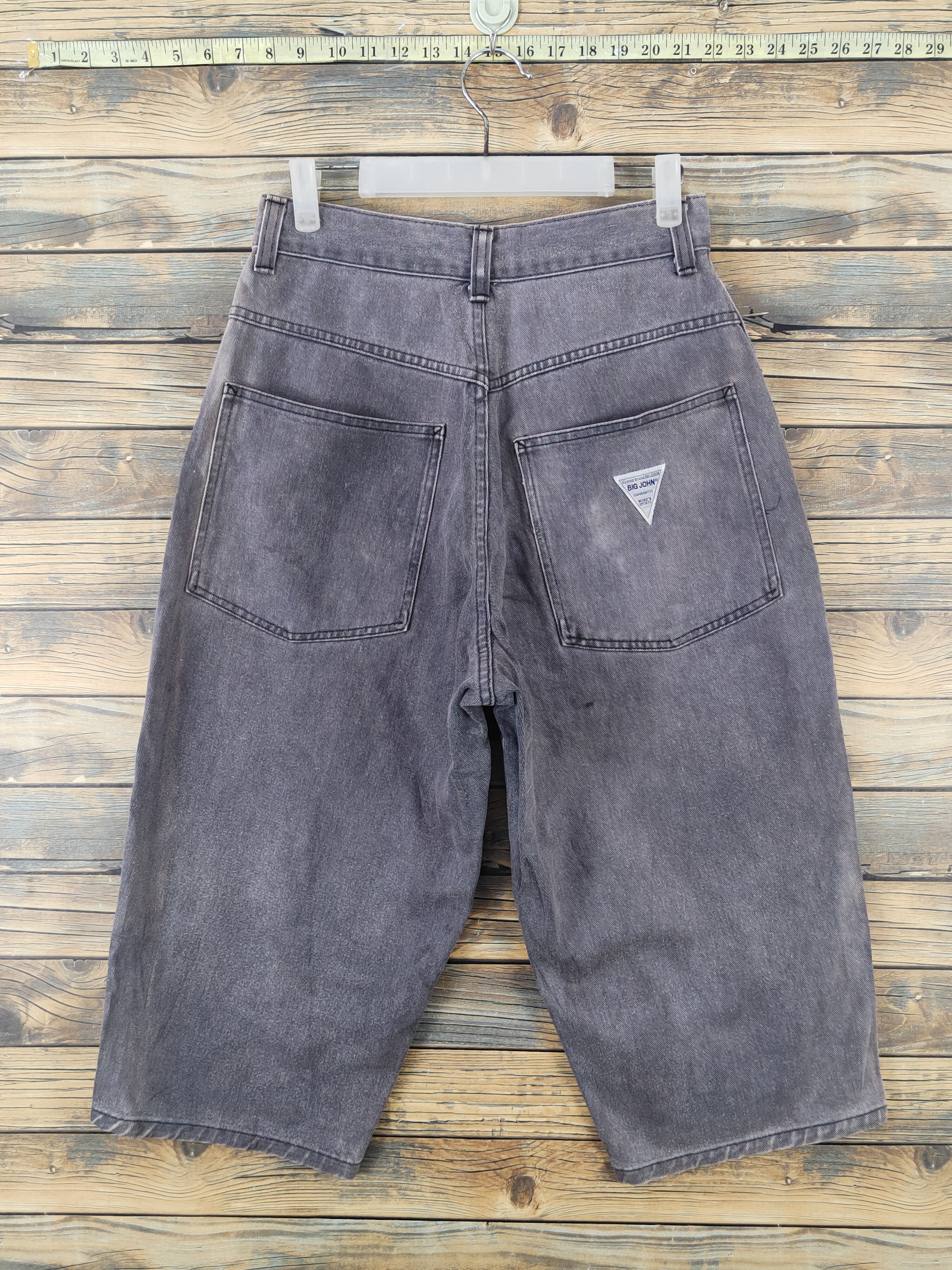 Big John Big John Dark Gray Distressed Ripped denim Jeans #W1586 Size US 28 / EU 44 - 7 Thumbnail