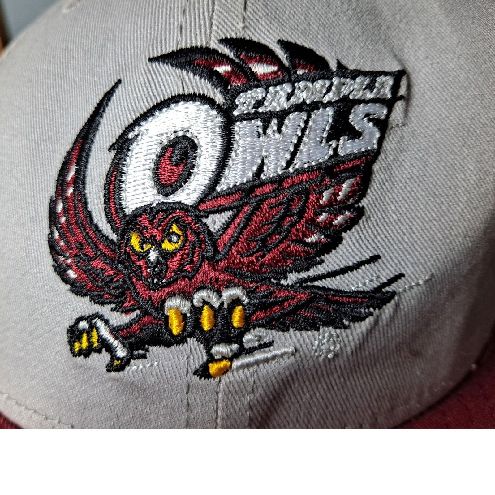 New Era New Era Temple Owls Hat 9FIFTY Snapback Cap NCAA Maroon Gray Size ONE SIZE - 3 Thumbnail