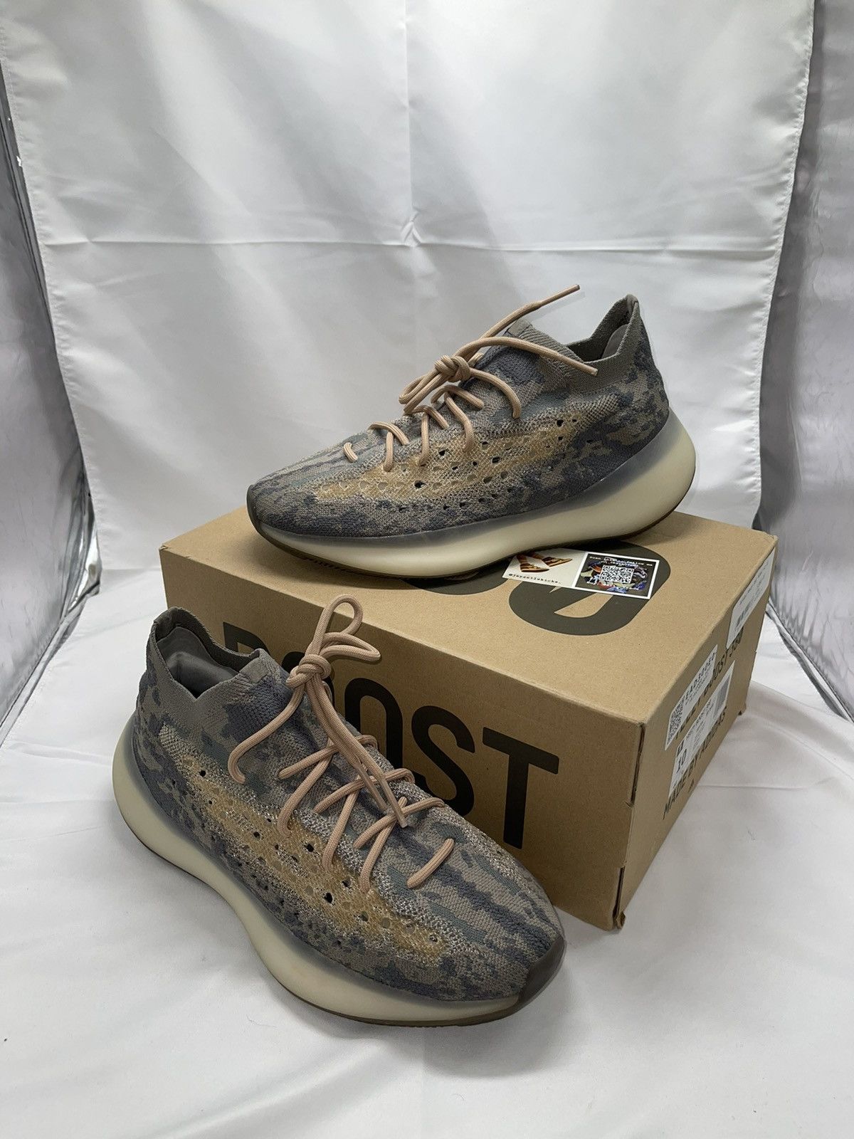 image of Adidas x Yeezy Season Yeezy 380 "mist" 2019 Shoes in Brown, Men's (Size 10)