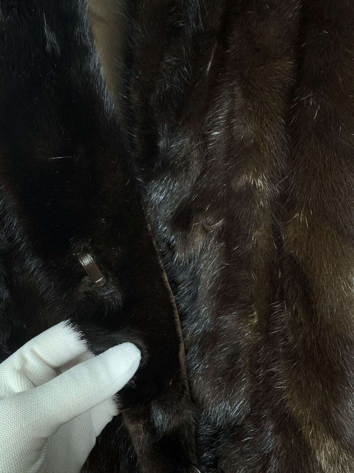 Other Tigre Royal Neuchatel Real Fur Mink Coat Genuine Size M / US 6-8 / IT 42-44 - 16 Thumbnail