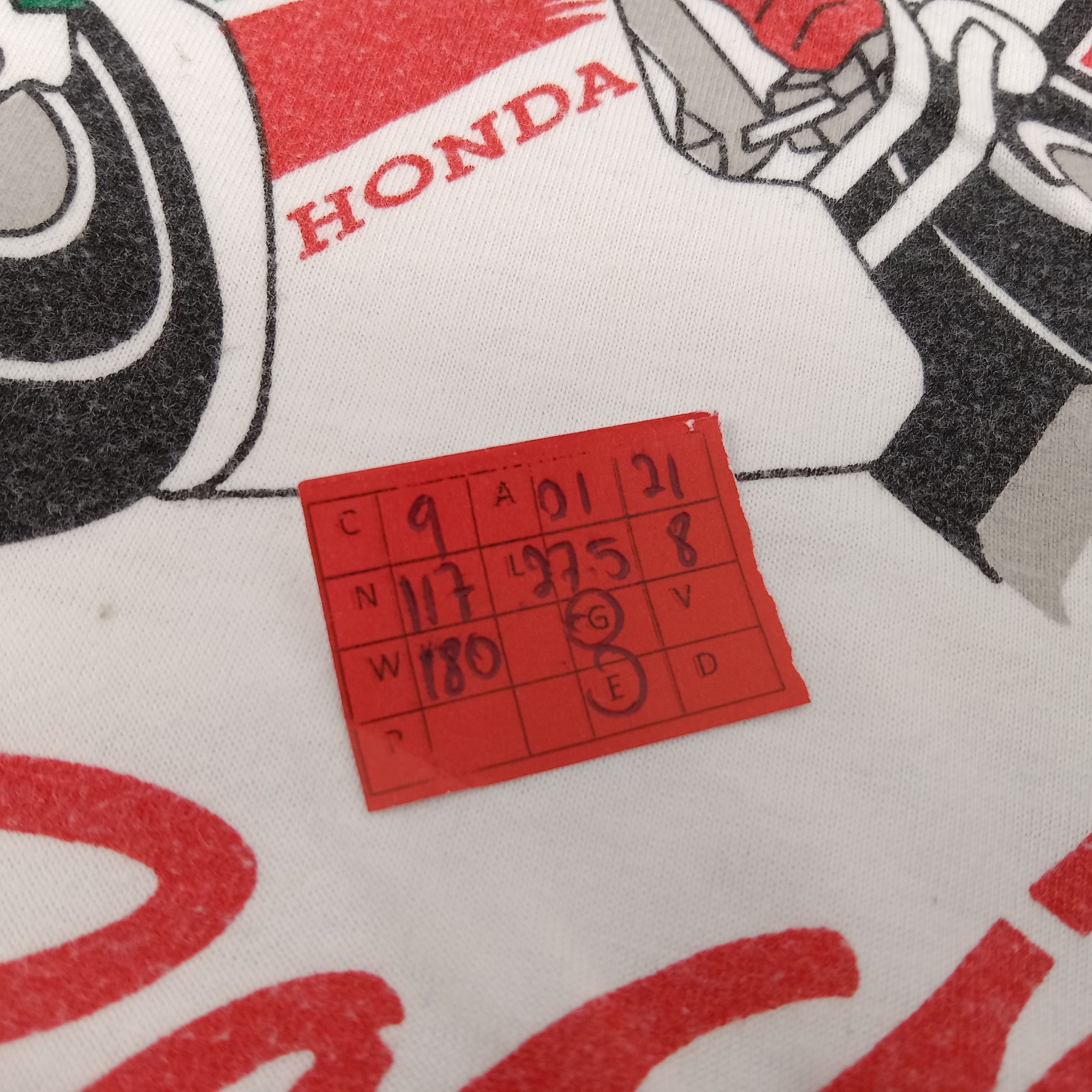 Honda × Vintage Castrol Racing Honda MotoGP Design Promo Tshirt Size US L / EU 52-54 / 3 - 11 Thumbnail