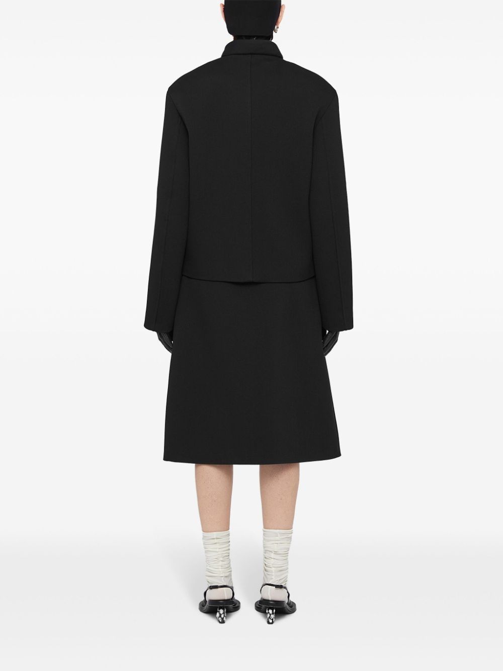 Jil Sander o1w1db10825 Skirt in Black Size 25" / US 0 / IT 36 - 4 Thumbnail