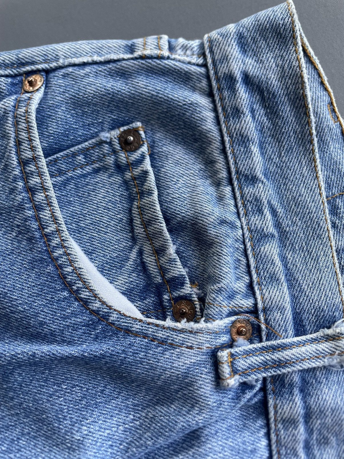 Levi's Vtg 80s Levis 501 532 Blue Jeans Size US 30 / EU 46 - 8 Thumbnail