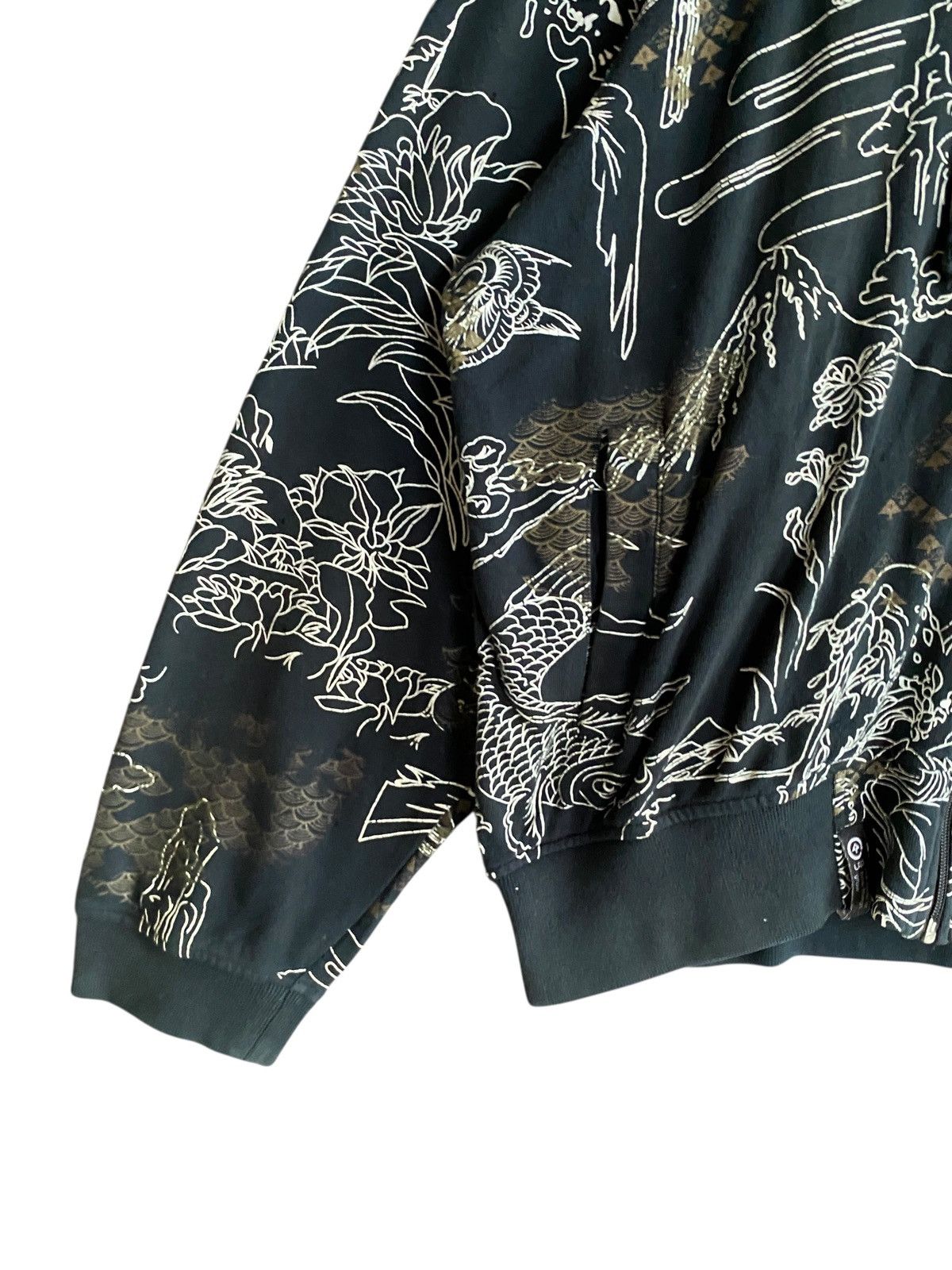 LRG Rare Design Vintage Brand LRG Full Print Zipper Hoodie 2000s Size US L / EU 52-54 / 3 - 5 Thumbnail