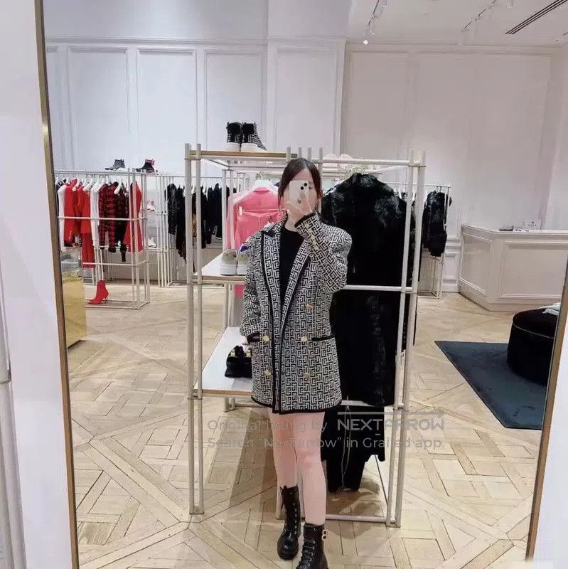 Balmain Balmain Color Block Women's Trench Coat . Size M / US 6-8 / IT 42-44 - 7 Thumbnail