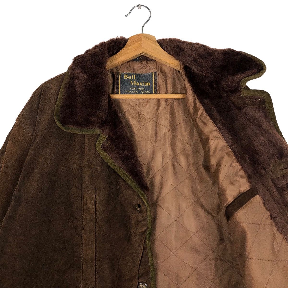 Japanese Brand 🔥90s Vintage Genuine Leather Jacket Bell Maxim Italian Mode Size US L / EU 52-54 / 3 - 10 Thumbnail