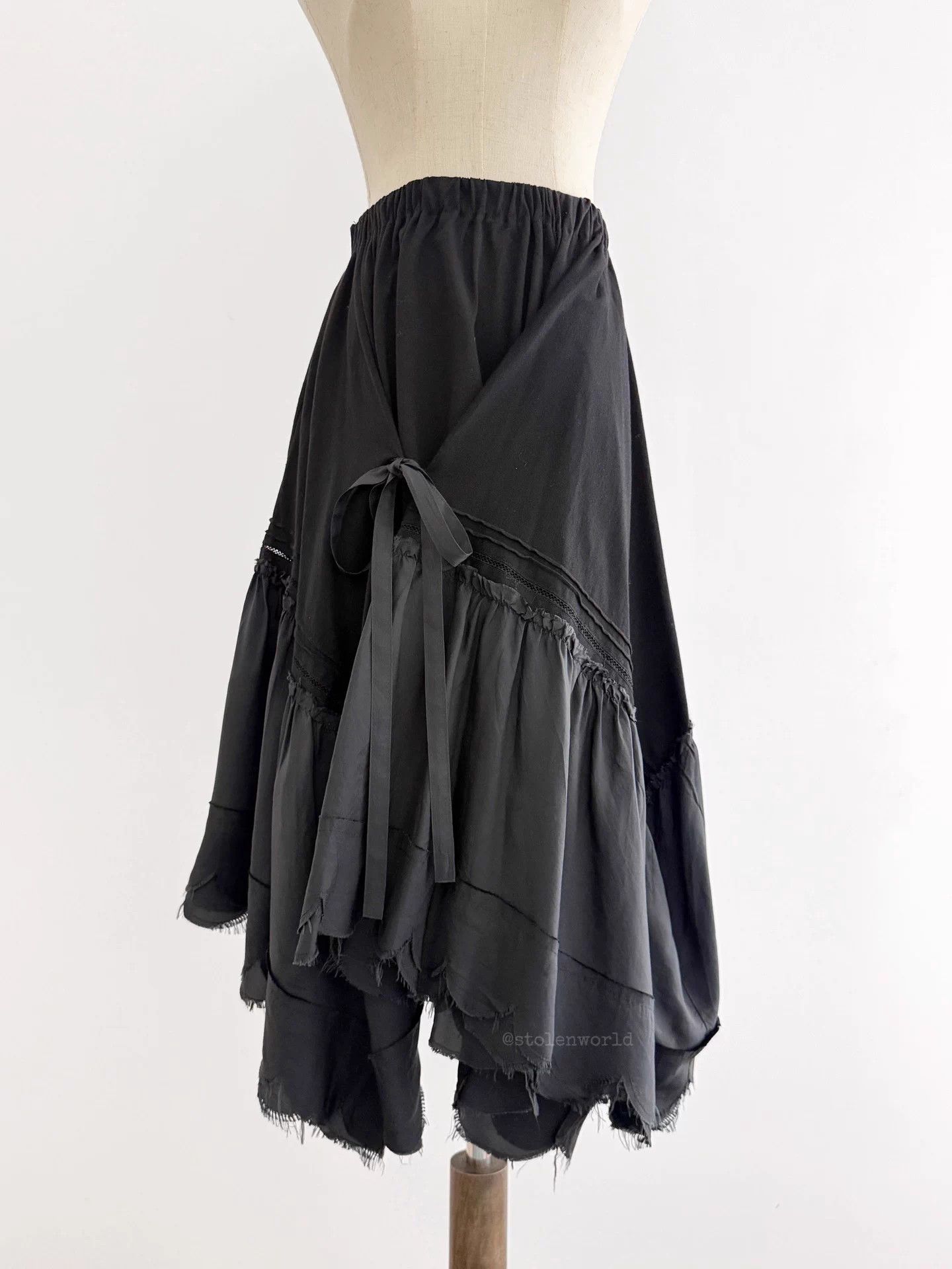 Comme des Garcons Comme des Garçons Pleated Bow Lace Skirt F Size M / US 6-8 / IT 42-44 - 7 Thumbnail