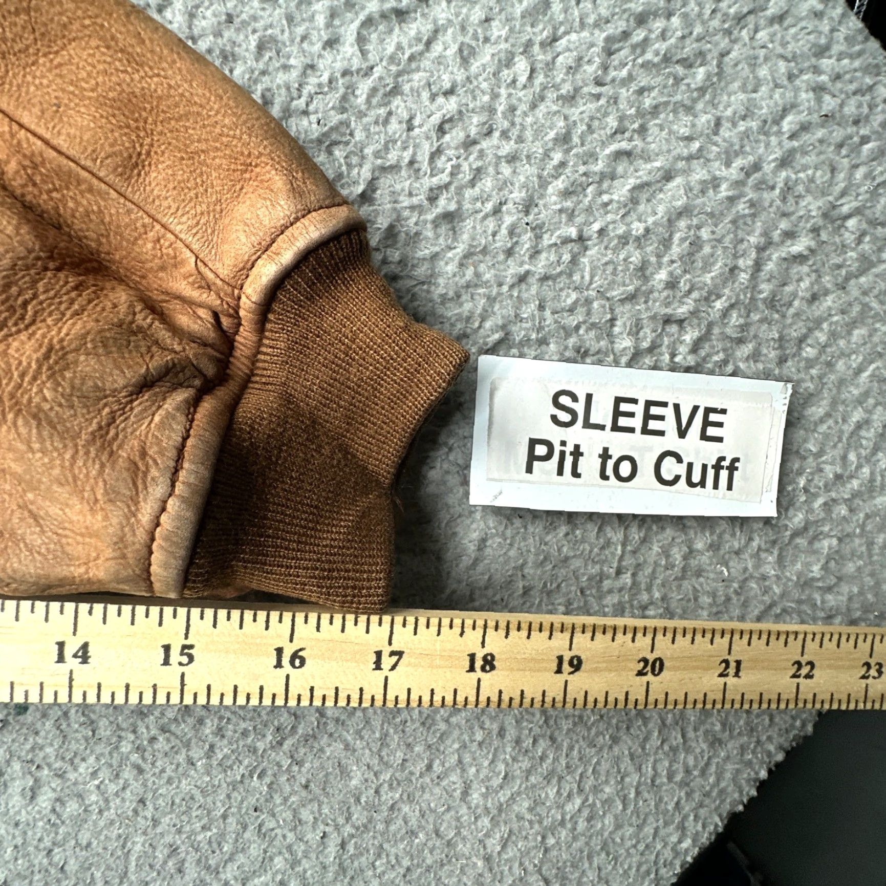 Vintage VINTAGE East Island Suede Leather Bomber Jacket Mens Large Brown Lined Bid Flight Aviator Full Zip Size US L / EU 52-54 / 3 - 4 Thumbnail