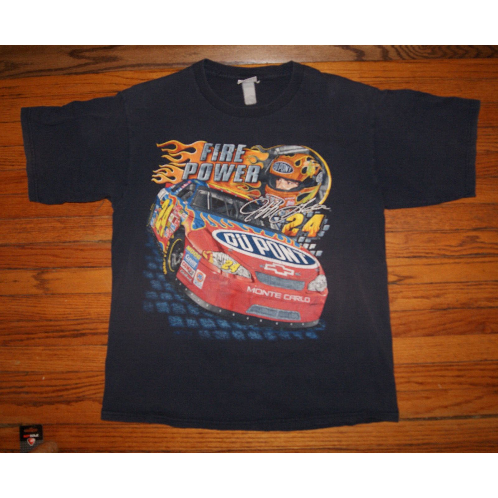 Other VTG Y2K Jeff Gordon AOP Nascar Racing FIRE POWER LT-Shirbt Size US L / EU 52-54 / 3 - 2 Thumbnail