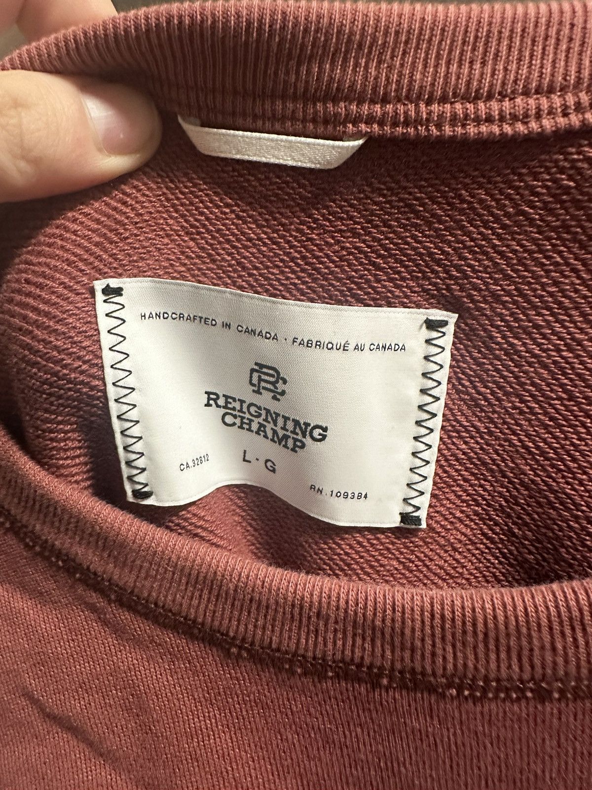 Reigning Champ Reigning champ lightweight crewneck sweatshirt Large Size US L / EU 52-54 / 3 - 4 Thumbnail
