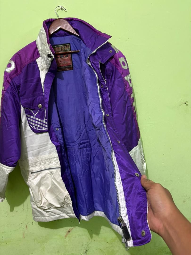 Adidas VTG 90’s Adidas Snow Gear The Three Stripe Big Logo Size US L / EU 52-54 / 3 - 5 Thumbnail