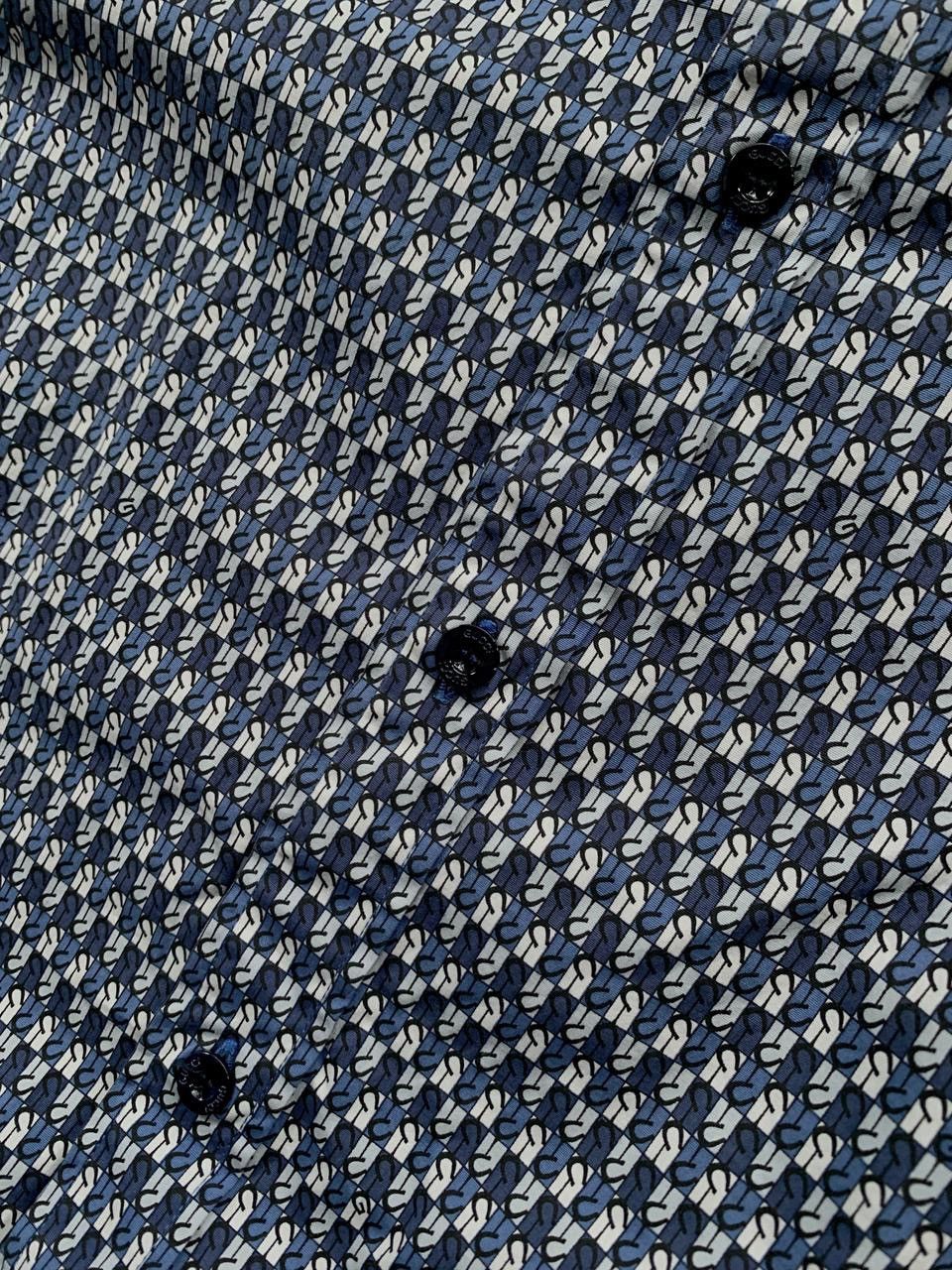 Gucci FREE TAX! 2000s Monogram Slim Shirt Size US S / EU 44-46 / 1 - 5 Thumbnail