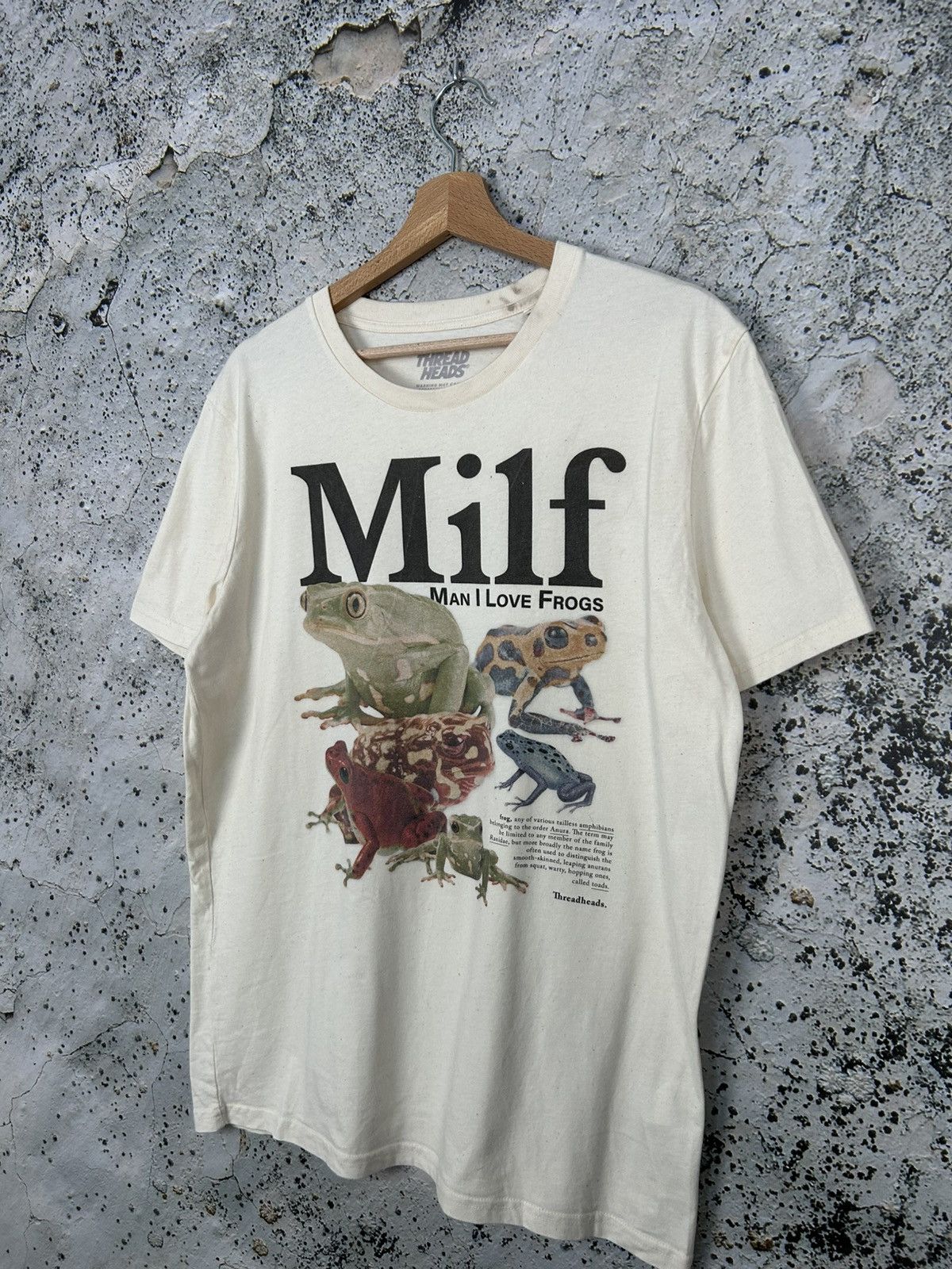 Vintage Milf Man I Love Frogs Graphic Tee Animal Streetwear Baggy Size US L / EU 52-54 / 3 - 2 Thumbnail