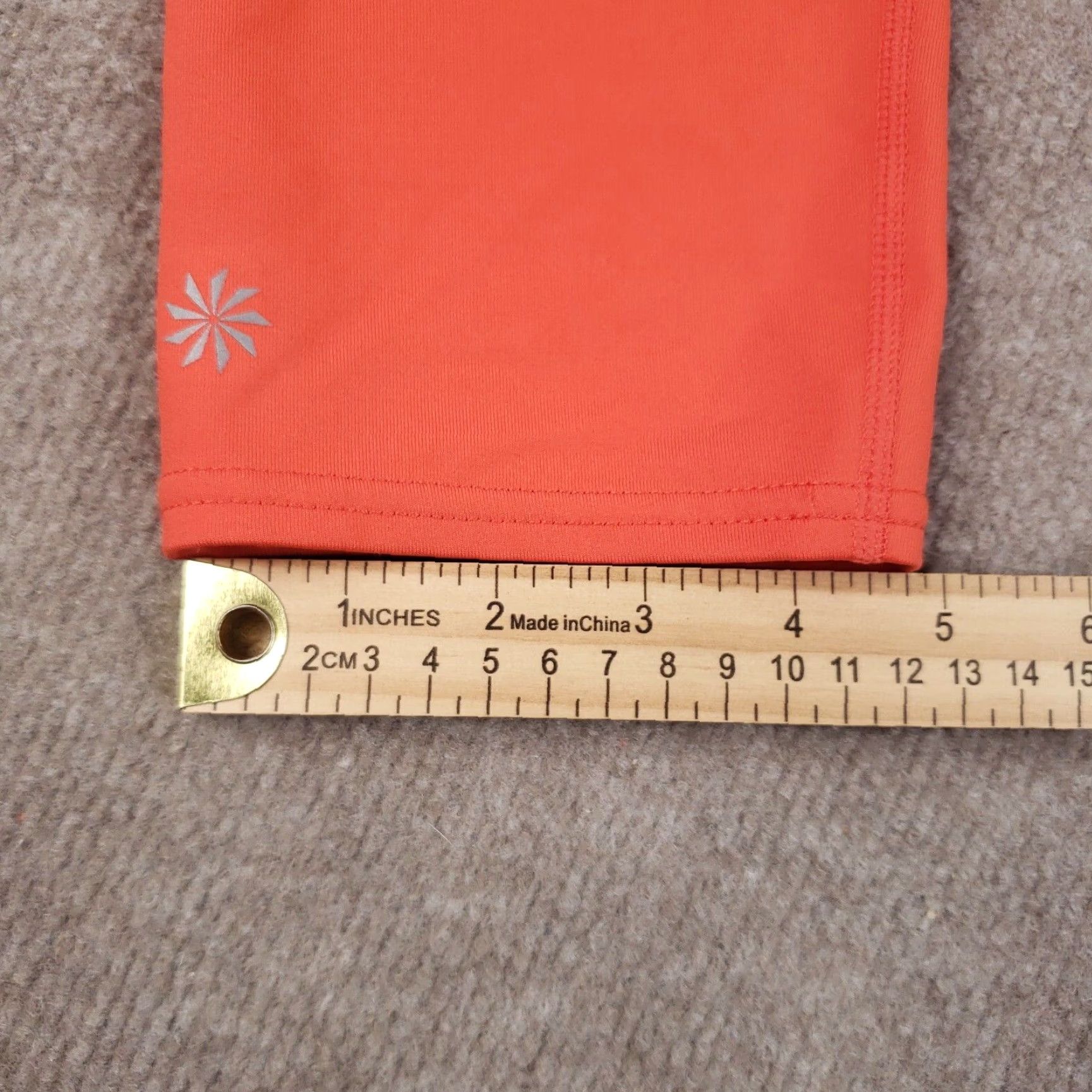 Athleta Athleta Pants Womens M Orange Capri Athleisure Stretch Yoga Casual Relaxed Size 32" / US 10 / IT 46 - 4 Thumbnail