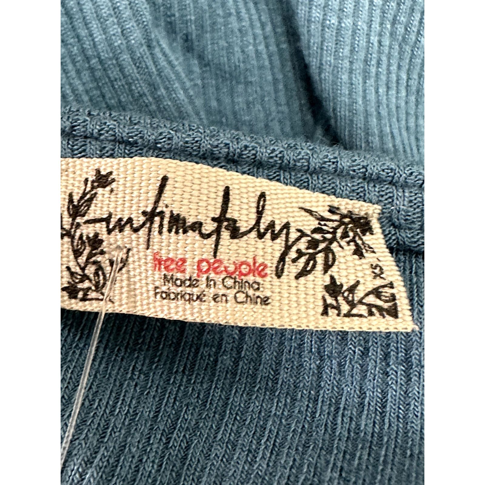 Free People Free People Bodysuit Short Sleeves Ruffled Blue Women's XS Size XS / US 0-2 / IT 36-38 - 9 Thumbnail