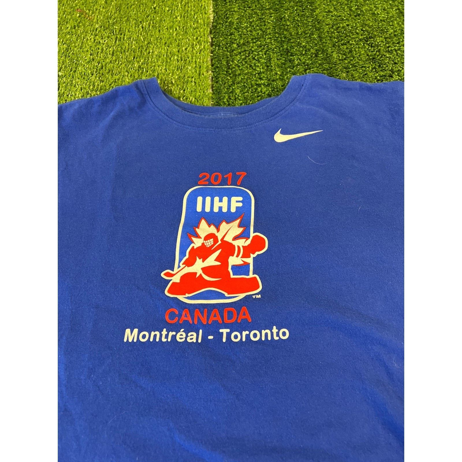 Nike Nike 2017 IIHF World Junior Championship Canada Tee Mens L Size US L / EU 52-54 / 3 - 2 Thumbnail