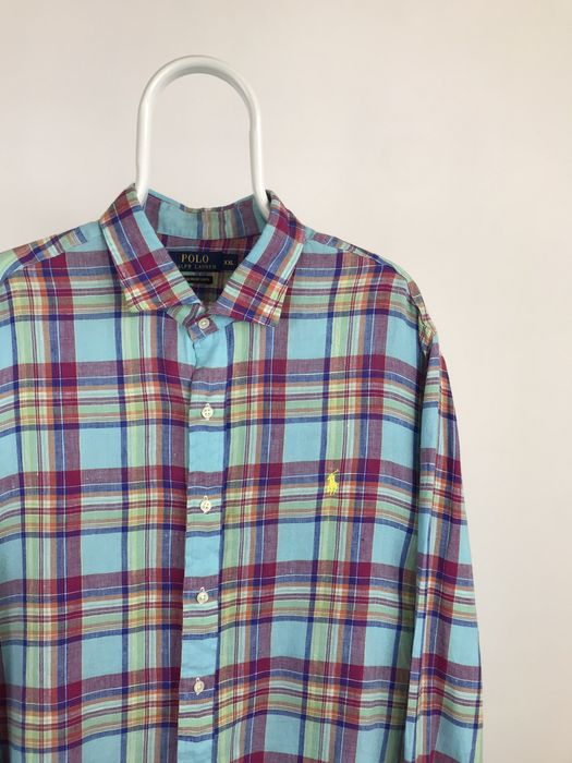 Polo Ralph Lauren Polo Ralph Lauren Long Sleeve Ocean Wash Linen Shirt Grailed