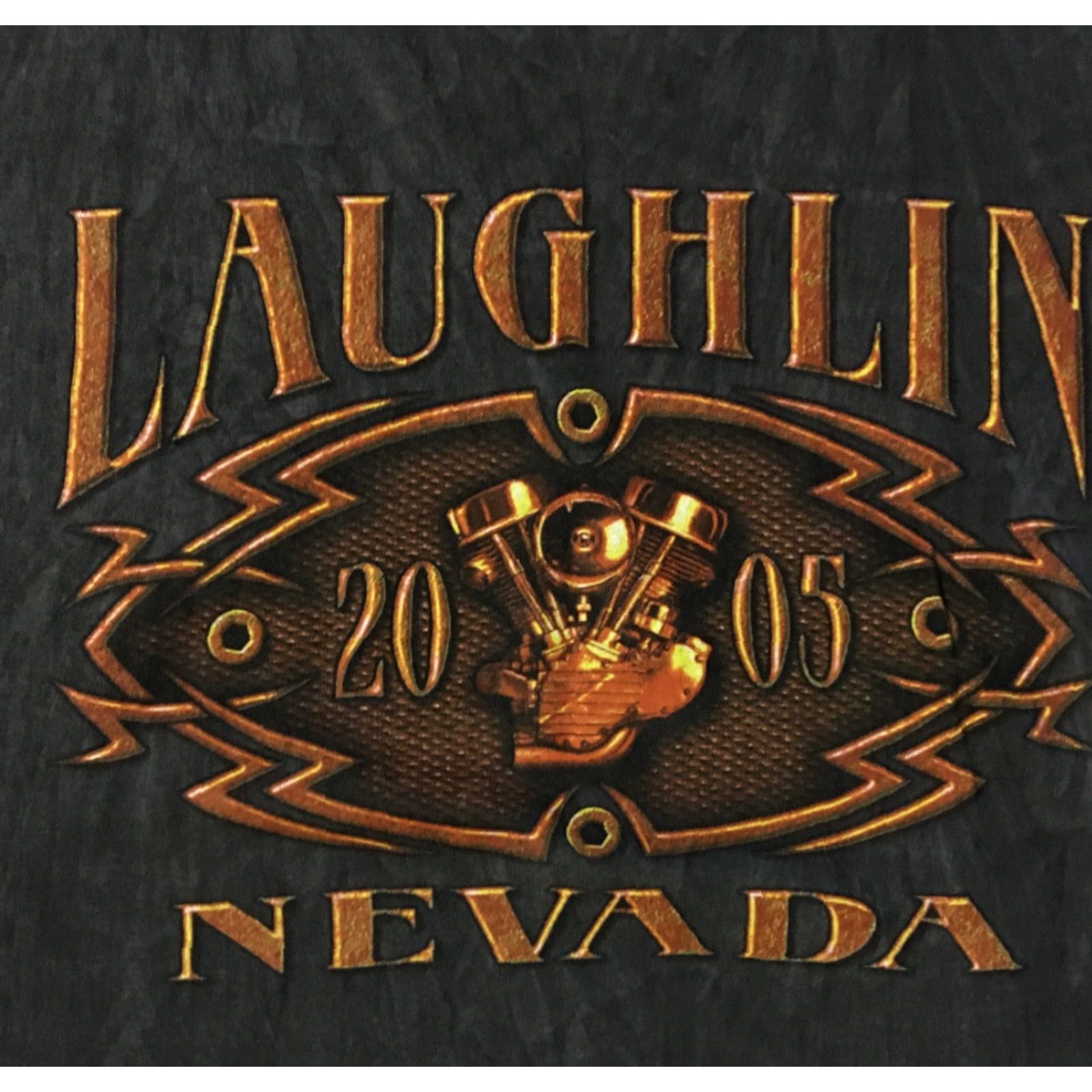 Fruit Of The Loom VINTAGE Laughlin Nevada Acid Wash Biker Shirt XL USA Motorcycle Grunge 90s LV Size US XL / EU 56 / 4 - 3 Thumbnail