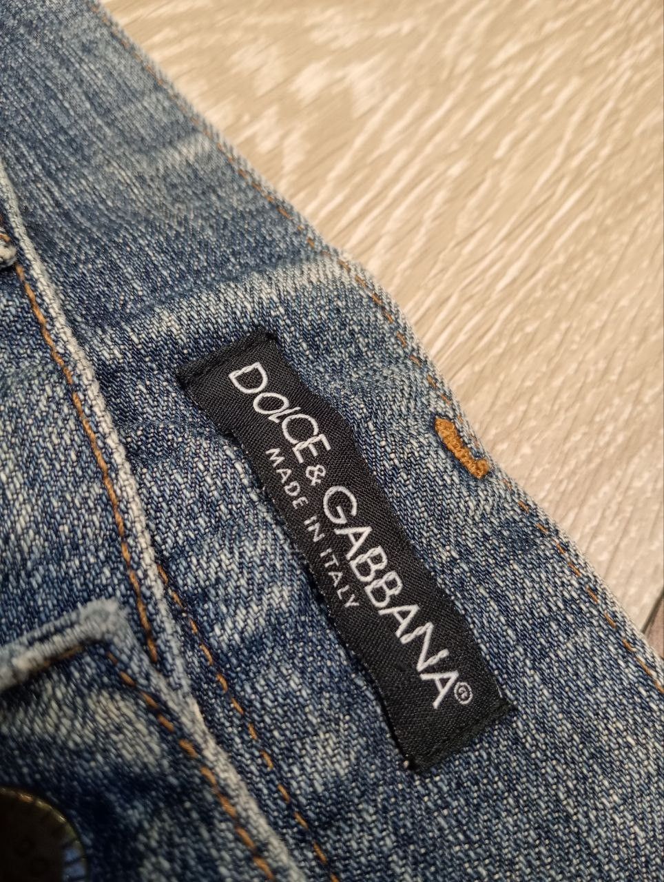 Dolce & Gabbana DOLCE & GABBANA BLUE DENIM DISTRESSED PANTS Size US 32 / EU 48 - 8 Thumbnail