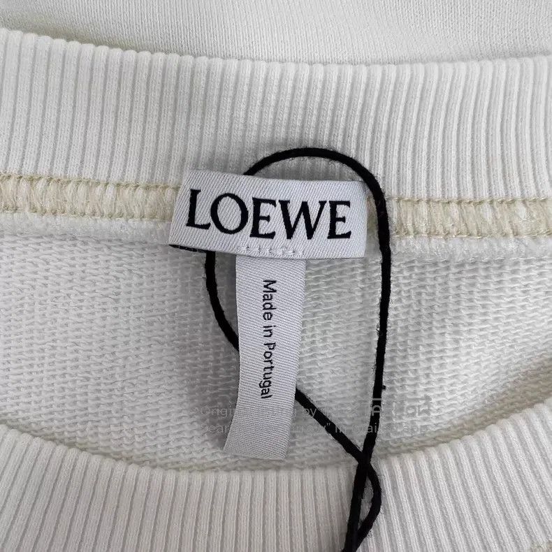 Loewe Loewe Off-white logo round neck long sleeve sweatshirt Size M / US 6-8 / IT 42-44 - 6 Thumbnail