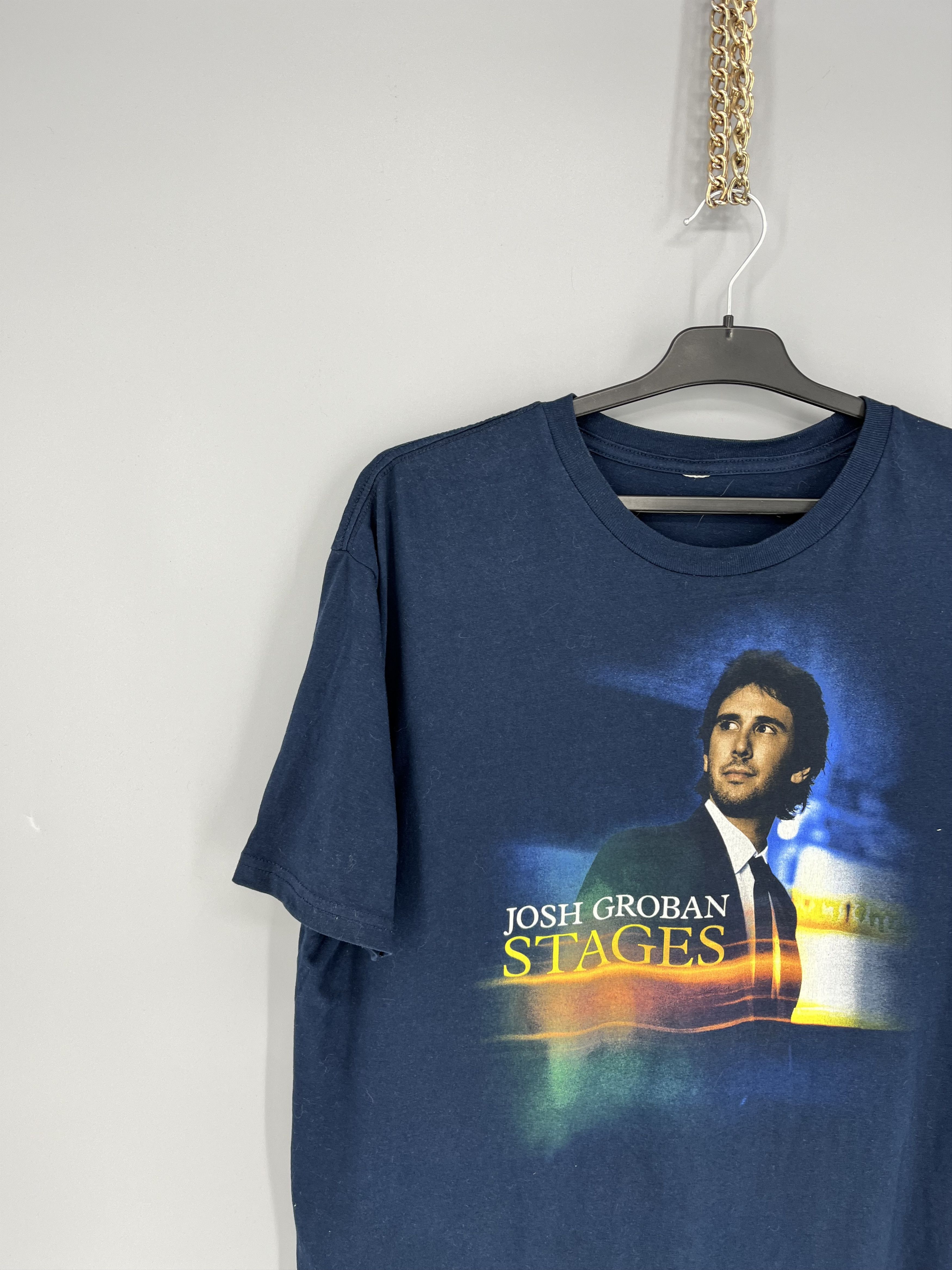 Band Tees × Vintage Josh Groban Stages Tour Concert Promo Shirt Rock Band Tee Size US L / EU 52-54 / 3 - 4 Thumbnail