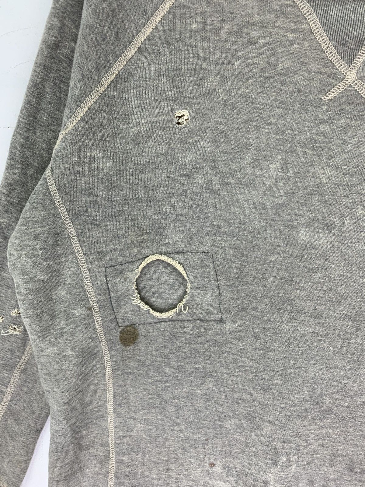 Johnbull Johnbull Sweatshirts Distressed Design Gray Colour Size US M / EU 48-50 / 2 - 12 Thumbnail