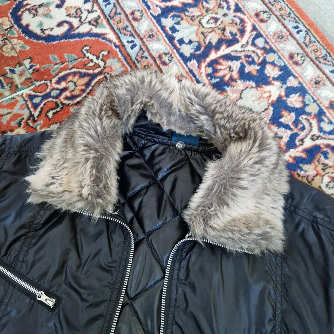 Japanese Brand Japanese brand insulated biker jacket with faux fur collar Size US S / EU 44-46 / 1 - 4 Thumbnail