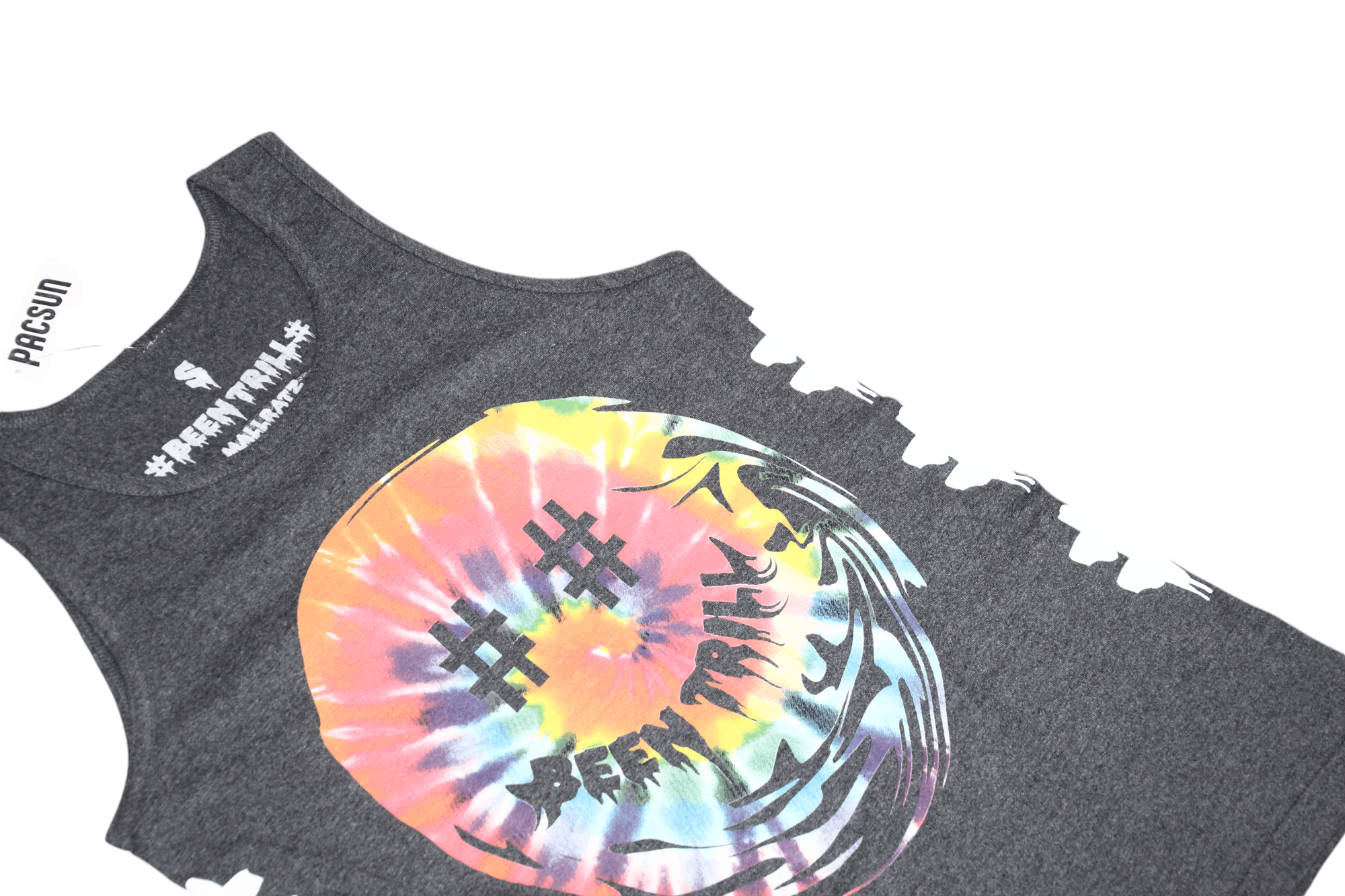Been Trill Been Trill x Pacsun Acid Smile Print Charcoral Tank Top Size US S / EU 44-46 / 1 - 8 Thumbnail